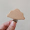 1pc New Arrival Lovely Wooden Pacifier Clip Natural Beech Wood Baby Pacifier Clips Dummy Clips DIY Pacifier Chain Accessory