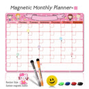 A3 Magnetic Weekly & Monthly Planner Whiteboard Fridge Magnet Flexible Daily Message Drawing Refrigerator Bulletin White Board