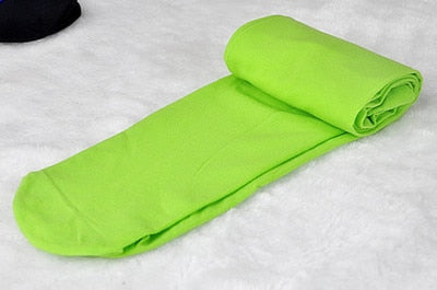 Spring/autumn candy color children tights for baby girls kids cute velvet White pantyhose stockings for Ballet dance girl tights