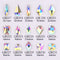 20pcs Crystals Nail Diamond Stone Strass AB Glass Rhinestones For 3D Nails Art Decorations Supplies Jewelry QB217-246A