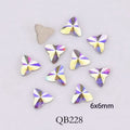 20pcs Crystals Nail Diamond Stone Strass AB Glass Rhinestones For 3D Nails Art Decorations Supplies Jewelry QB217-246A