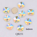 20pcs Crystals Nail Diamond Stone Strass AB Glass Rhinestones For 3D Nails Art Decorations Supplies Jewelry QB217-246A