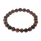 8mm New Natural Wood Beads Bracelets Men Black Ethinc Meditation White Bracelet Women Prayer Jewelry Yoga Bracelet Homme