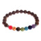 8mm New Natural Wood Beads Bracelets Men Black Ethinc Meditation White Bracelet Women Prayer Jewelry Yoga Bracelet Homme