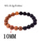 8mm New Natural Wood Beads Bracelets Men Black Ethinc Meditation White Bracelet Women Prayer Jewelry Yoga Bracelet Homme