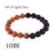 8mm New Natural Wood Beads Bracelets Men Black Ethinc Meditation White Bracelet Women Prayer Jewelry Yoga Bracelet Homme