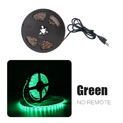 USB LED Strip DC 5V 50CM 1M 2M 3M 4M 5M Mini 3Key 24Key Flexible Light Lamp SMD 2835 Desk Decor Screen TV Background Lighting