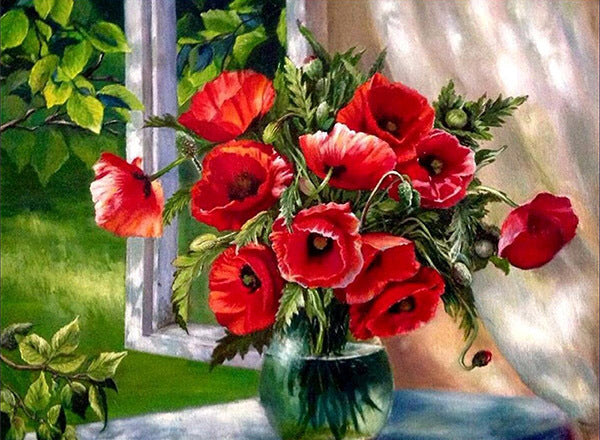 FULL Mosaic Pattern 5D DIY Diamond art Embroidery home decoration Flower diamond painting cross stitch New Year gift