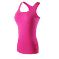 New Yoga Tops Women Sexy Gym Sportswear Vest Fitness tight woman clothing Sleeveless Running shirt Quick Dry White Yoga Tank Top