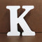 1pc 10CMX10CM White Wooden Letter English Alphabet DIY Personalised Name Design Art Craft Free Standing Heart Wedding Home Decor