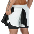 2020 Summer Running Shorts Men 2 in 1 Sports Jogging Fitness Shorts Training Quick Dry Mens Gym Men Shorts Sport gym Short Pants