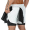 2020 Summer Running Shorts Men 2 in 1 Sports Jogging Fitness Shorts Training Quick Dry Mens Gym Men Shorts Sport gym Short Pants