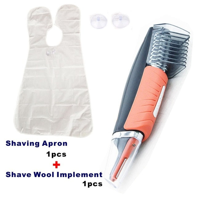 Micro Precision Eyebrow Ear Nose Trimmer Removal Clipper Shaver Personal Electric Face Care Hair Trimer With LED Light