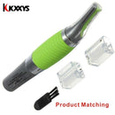 Micro Precision Eyebrow Ear Nose Trimmer Removal Clipper Shaver Personal Electric Face Care Hair Trimer With LED Light