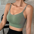 Women Tank Crop Top Seamless Underwear Female Crop Tops Sexy Lingerie Intimates With Removable Padded Camisole Femme Fashion