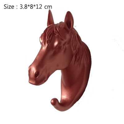 Hanger Keys Creative American Hanging Hook Holder Wall Home Strong Seamless Sticking Hook Decorative Hook Creative Animal Hooks