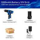 12V Electric Cordless Screwdriver Drill 100NM Torque Electric Drilling Machine Mini Hand Drill Wireless Power Tool by PROSTORMER