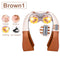(with Gift Box) JinKaiRui U Shape Electrical Shiatsu Back Neck Shoulder Body Massager Infrared Heated Kneading Car/Home Massage