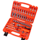 Car Repair Tool 46pcs 1/4-Inch Socket Set Car Repair Tool Ratchet Torque Wrench Combo Tools Kit Auto Repairing Tool Set