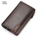 Baellerry Men Clutch Bag Large Capacity Men Wallets Cell Phone Pocket Passcard Pocket High Quality Multifunction Wallet For Men
