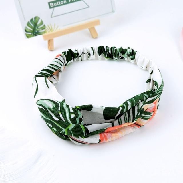 Scrunchies Woman Knotted Turban Hair Accessories for Girls Turban Elastic Hairband Head Wrap Striped  Hair Scrunchies W276