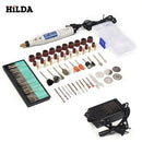 HILDA 18V Engraving Pen Mini Drill Rotary tool With Grinding Accessories Set Multifunction Mini Engraving Pen For Dremel tools