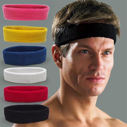 1pc Women/Men Headband Sports Yoga Fitness Stretch Sweat Sweatband Hair Band Elasticity Headband Headwear Sports Safety