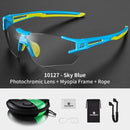 ROCKBROS Photochromic Cycling Glasses Bike Bicycle Glasses Sports Men's Sunglasses MTB Road Cycling Eyewear Protection Goggles