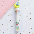 10 Colors Cute Animal Cartoon Ballpoint Pen School Office Supply Stationery Papelaria Escolar Multicolored Pens Colorful Refill