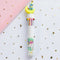 10 Colors Cute Animal Cartoon Ballpoint Pen School Office Supply Stationery Papelaria Escolar Multicolored Pens Colorful Refill