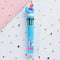 10 Colors Cute Animal Cartoon Ballpoint Pen School Office Supply Stationery Papelaria Escolar Multicolored Pens Colorful Refill