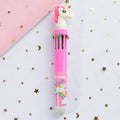 10 Colors Cute Animal Cartoon Ballpoint Pen School Office Supply Stationery Papelaria Escolar Multicolored Pens Colorful Refill