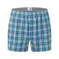 New Mens Underwear Boxers Shorts Casual Cotton Sleep Underpants High Quality Brands Plaid Loose Comfortable Homewear Panties