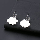 Fashion Earring World Map/Pineapple/Love Heart/Star Small Geometric Gift For Women Party Alentine's Day Stainless Steel Jewelry