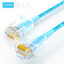 SAMZHE Cat6 Ethernet Cable Cat 6 A 10Gbps Network Slim Cable  for RJ45 Router  TV box Networking LAN Cords