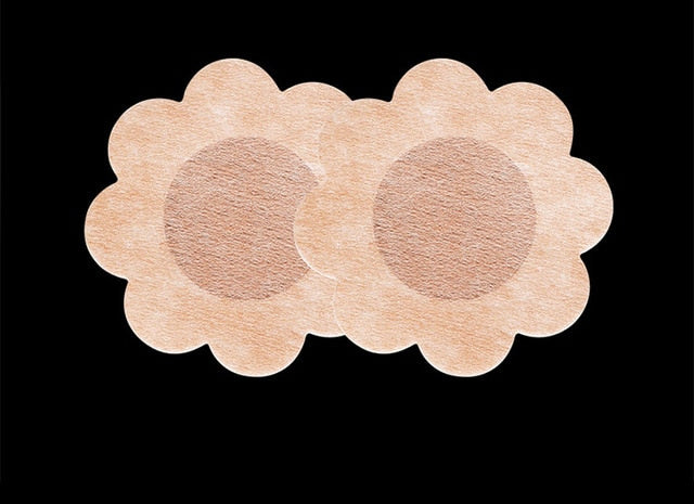 50pcs Soft Nipple Covers Disposable Breast Petals Flower Sexy Stick On Bra Pad Pasties Lingerie For Women Intimates No marks