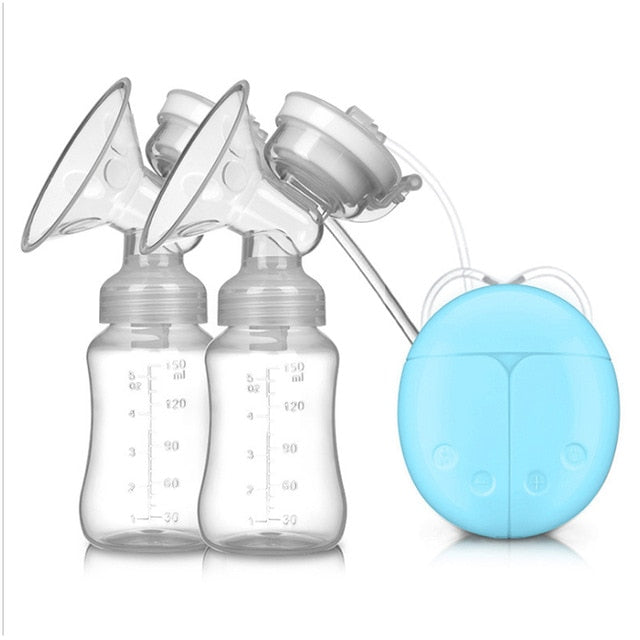 Double Bilateral Electric Breast Pump Milker Suction Large Automatic Massage Postpartum Milk Maker Bebes Accesorios