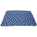 Paw Print Dog Blanket Soft Warm Dog Cat Bed Mat Puppy Dogs Sleeping Blankets Bath Towel For Small Medium Large Dogs Cats Pug