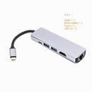 Rankman Type-C to RJ45 Gigabit Lan Ethernet HDMI VGA Adapter SD TF Card Reader USB-C 3.0 Aux for MacBook Samsung Dex Huawei TV
