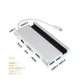 Rankman Type-C to RJ45 Gigabit Lan Ethernet HDMI VGA Adapter SD TF Card Reader USB-C 3.0 Aux for MacBook Samsung Dex Huawei TV
