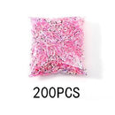 200/1000PCS Cute Girls Colourful Ring Disposable Elastic Hair Bands Ponytail Holder Rubber Band Scrunchies Kids Hair Accessories