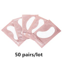 50/100 Eyelash Patches for Building Eyelash Pads Eye Gel Patches Under Eyelash Pad for Eyelash Extension Lint Free Paper-Patch