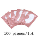 50/100 Eyelash Patches for Building Eyelash Pads Eye Gel Patches Under Eyelash Pad for Eyelash Extension Lint Free Paper-Patch