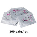 50/100 Eyelash Patches for Building Eyelash Pads Eye Gel Patches Under Eyelash Pad for Eyelash Extension Lint Free Paper-Patch