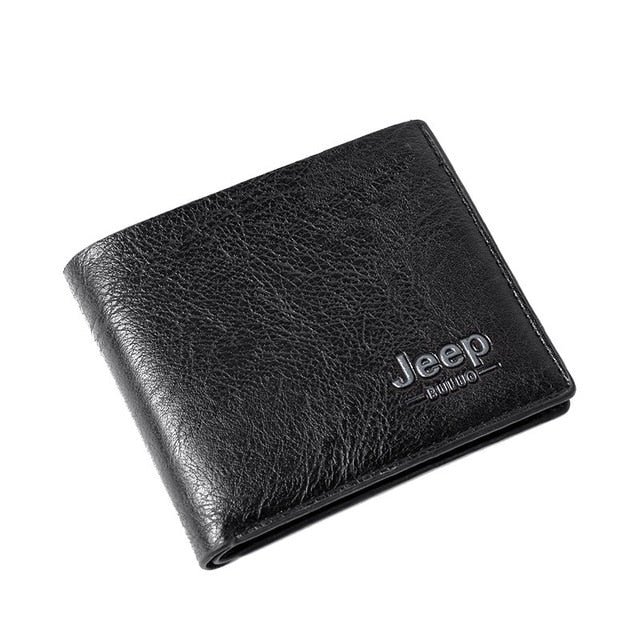 Top Men Wallets Mens Jeep Wallet with Coin Bag Small Money Purses New Design Dollar Slim Purse Money Clip Wallet