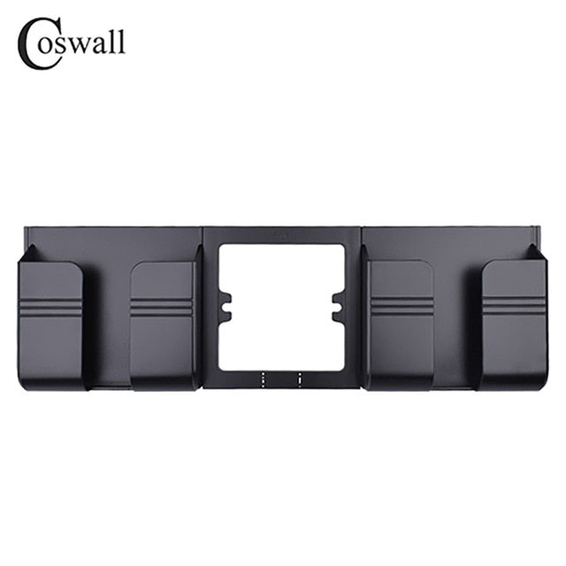 Coswall Wall Socket Phone Holder Smartphone Accessories Stand Support For Mobile Phone Apple Samsung Huawei Two Phone Holder