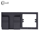 Coswall Wall Socket Phone Holder Smartphone Accessories Stand Support For Mobile Phone Apple Samsung Huawei Two Phone Holder