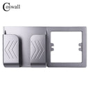 Coswall Wall Socket Phone Holder Smartphone Accessories Stand Support For Mobile Phone Apple Samsung Huawei Two Phone Holder