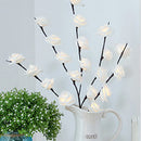 LED Willow Branch Lamp Rose Simulation Orchid Branch Lights Tall Vase Filler Willow Twig Lighted Branch For Home Decoration