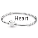 Boosbiy Silver Plated Cute Owl Snake Chain Charm Bracelet For Women Fashion Brand Bracelets DIY Jewelry Gift Making